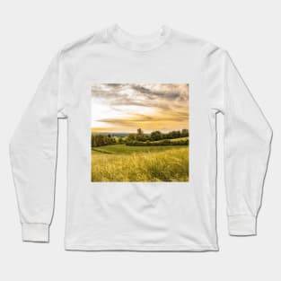 SCENERY 23 - Meadow Grass Field Park Nature Long Sleeve T-Shirt